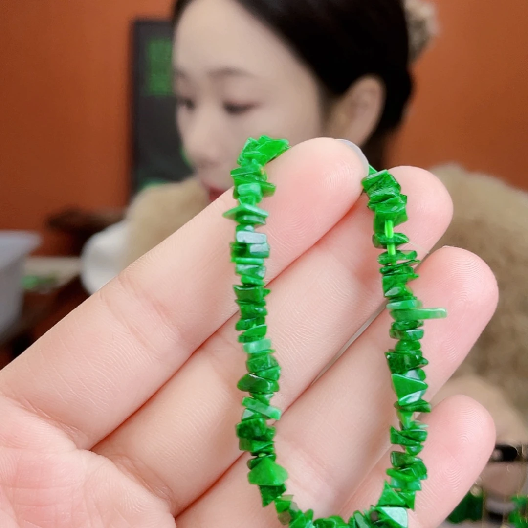 翡翠未镶嵌耳饰饰品