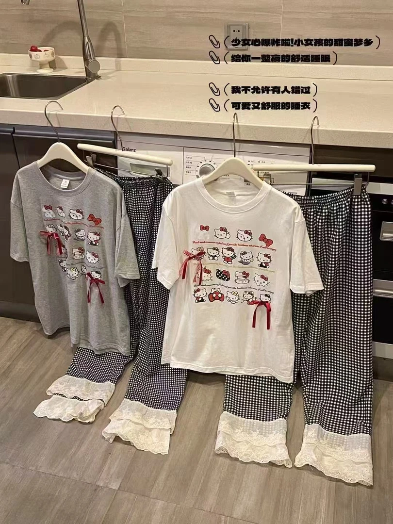 HW（000#）卡通宽松百搭睡衣套装