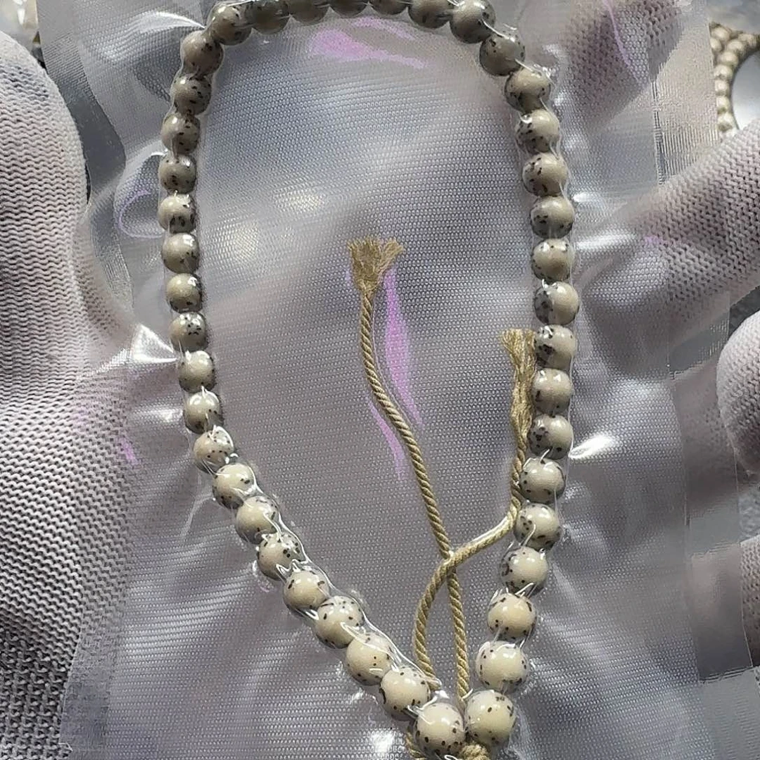 星月菩提手串禾*星月菩提7mm石玉料骨瓷圆珠