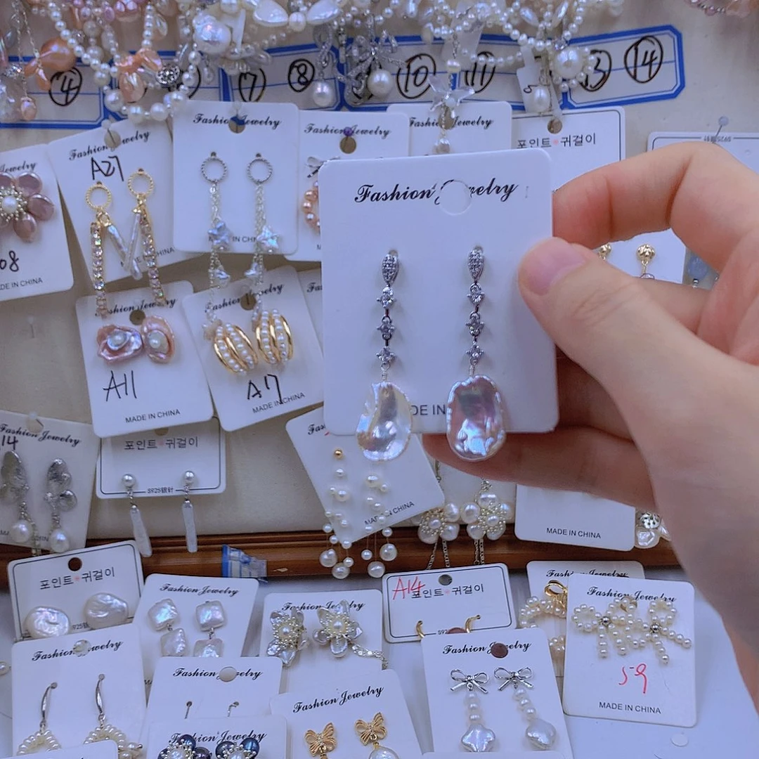 淡水珍珠合金颈饰