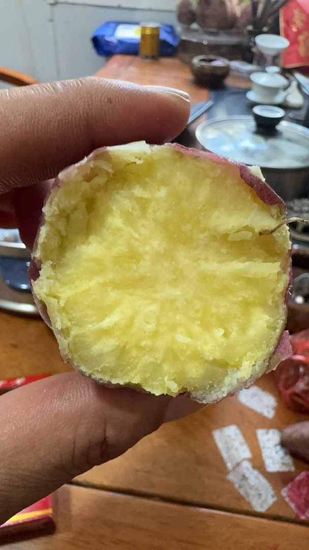 正宗富硒沙地板栗红薯软糯香甜新鲜现挖小香薯