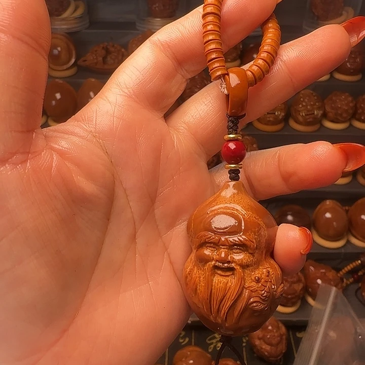 斌***你橄榄核手串/手链寿星葫芦