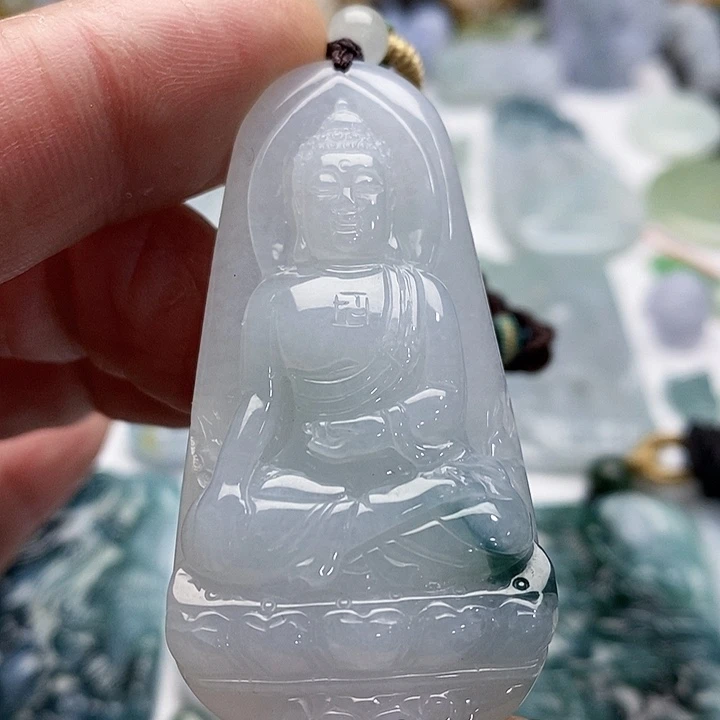 翡翠未镶嵌颈饰12345678