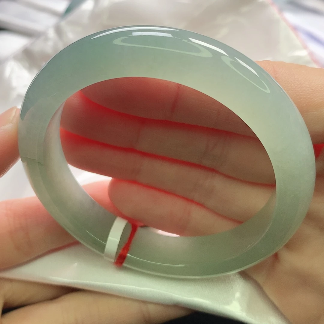 翡翠未镶嵌手镯缅甸5455