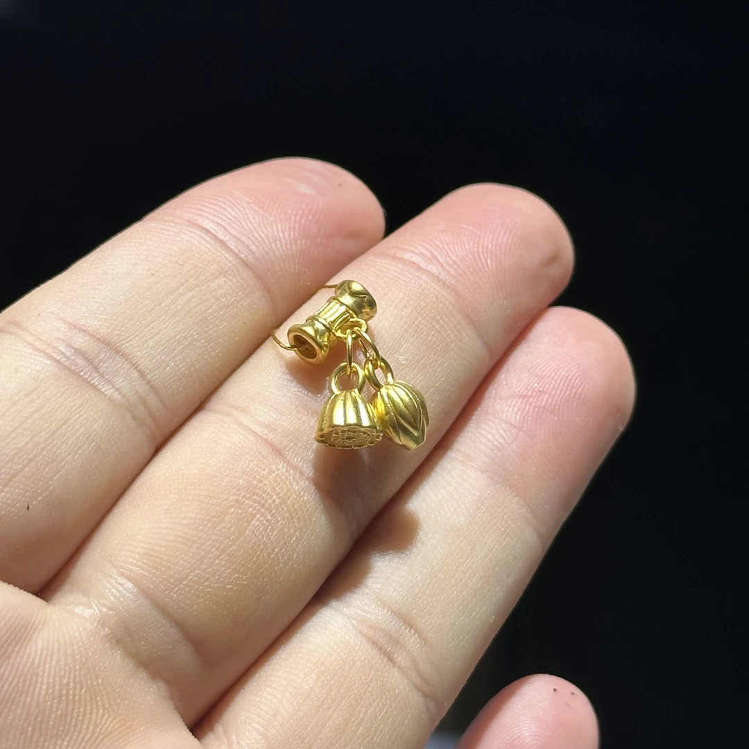 足金999 两世欢通孔 0.673
