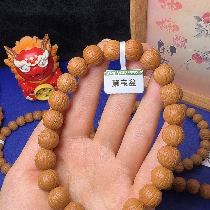 装***陈猴头核桃吊坠聚宝盆