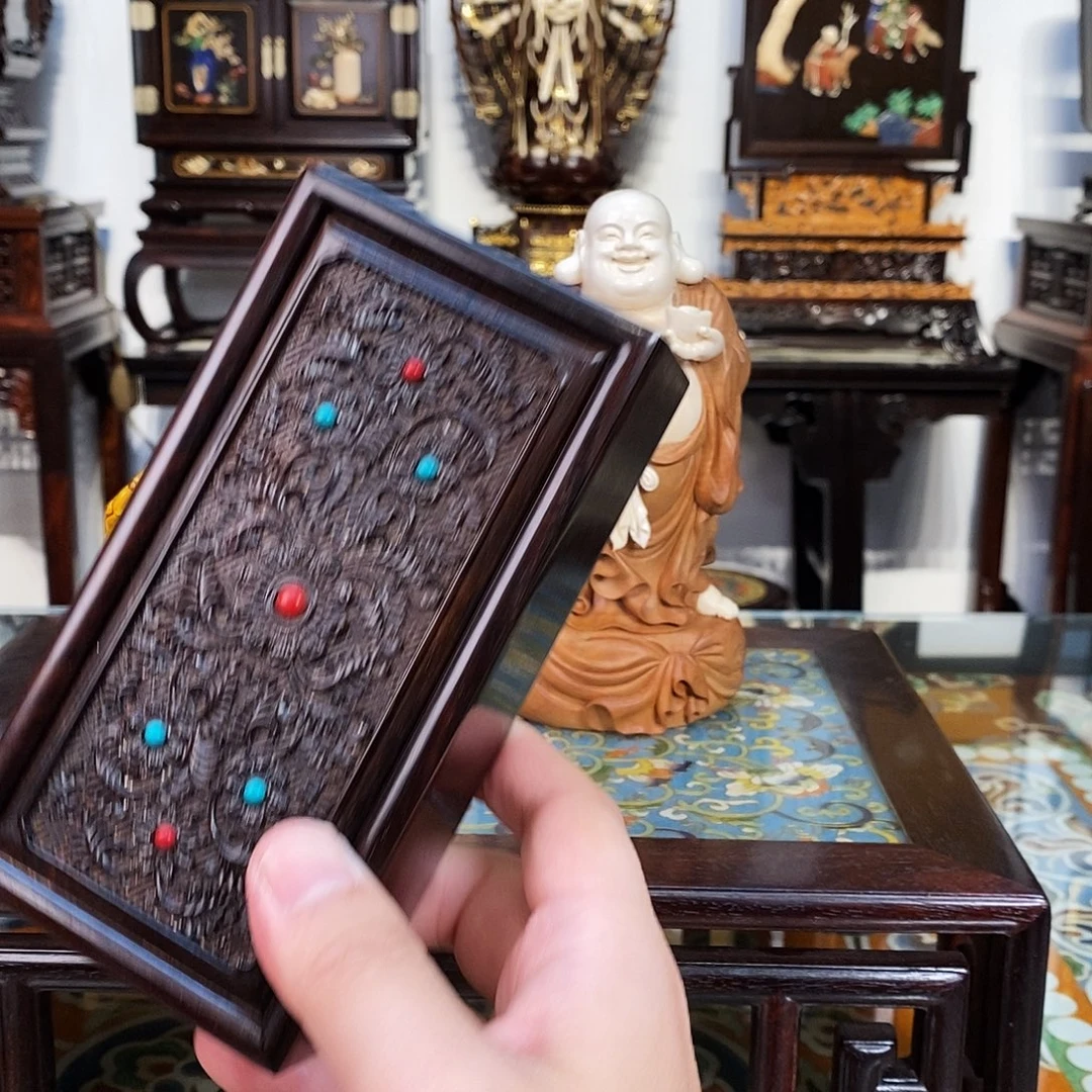 红酸枝木类成套家具大红酸枝盒子