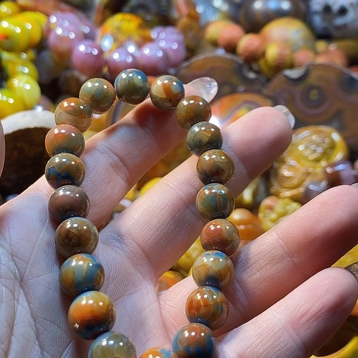 正***哥玛瑙/玉髓未镶嵌手链