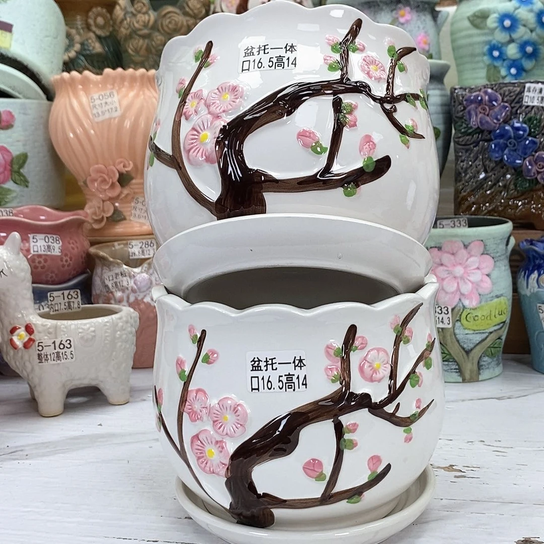 陶瓷@陶瓷花盆@@5838382869