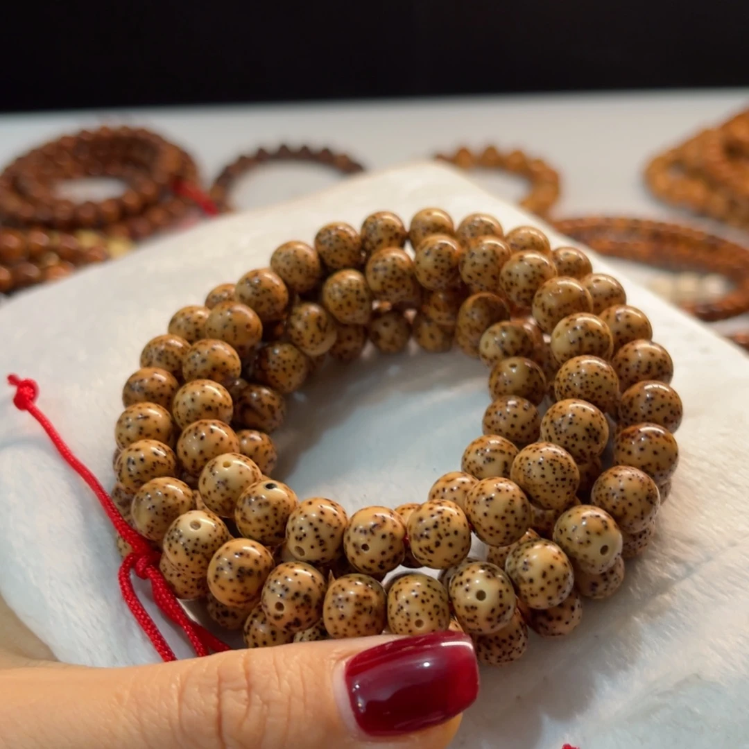 吊坠星月菩提9×8苹果正月陈籽