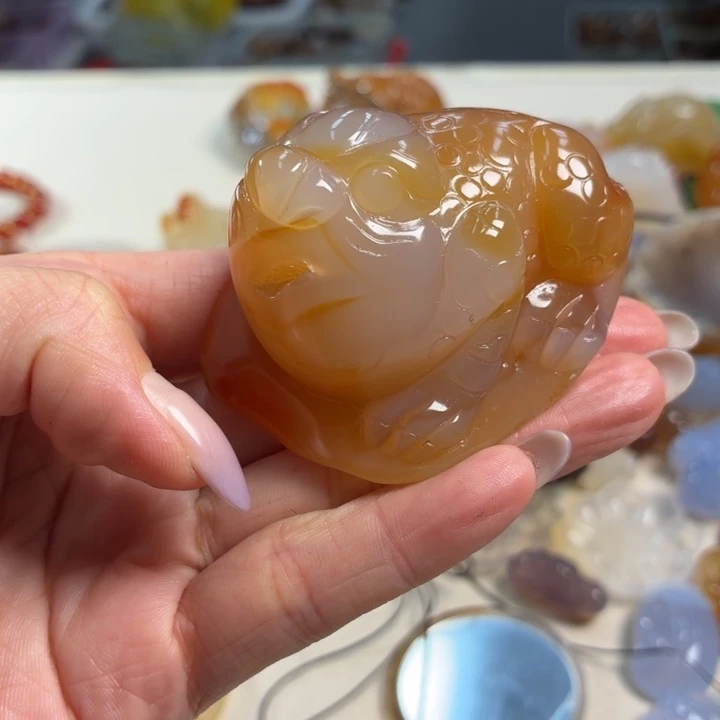 老***汤玛瑙/玉髓未镶嵌吊坠(不含链)