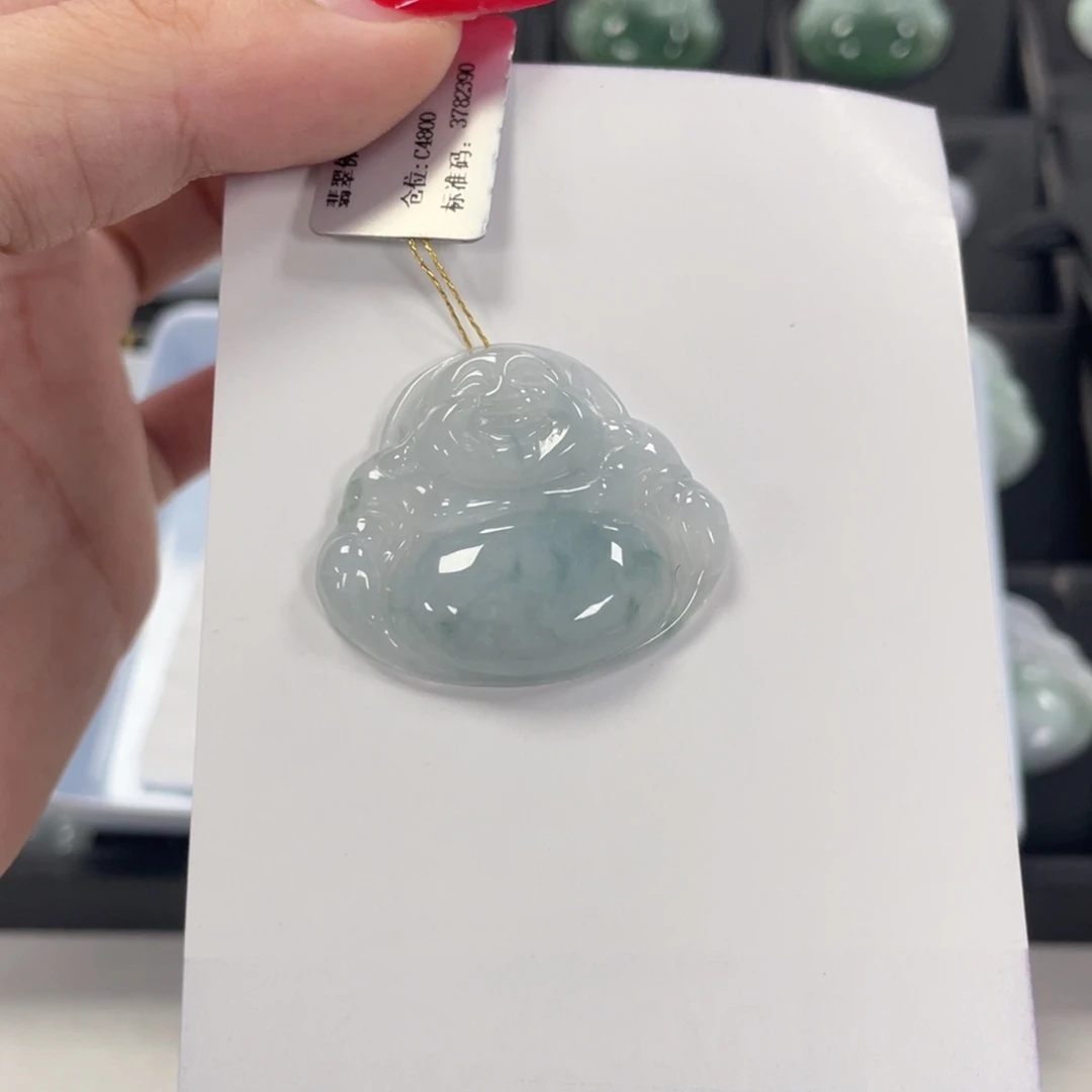 颈饰未镶嵌翡翠佛公