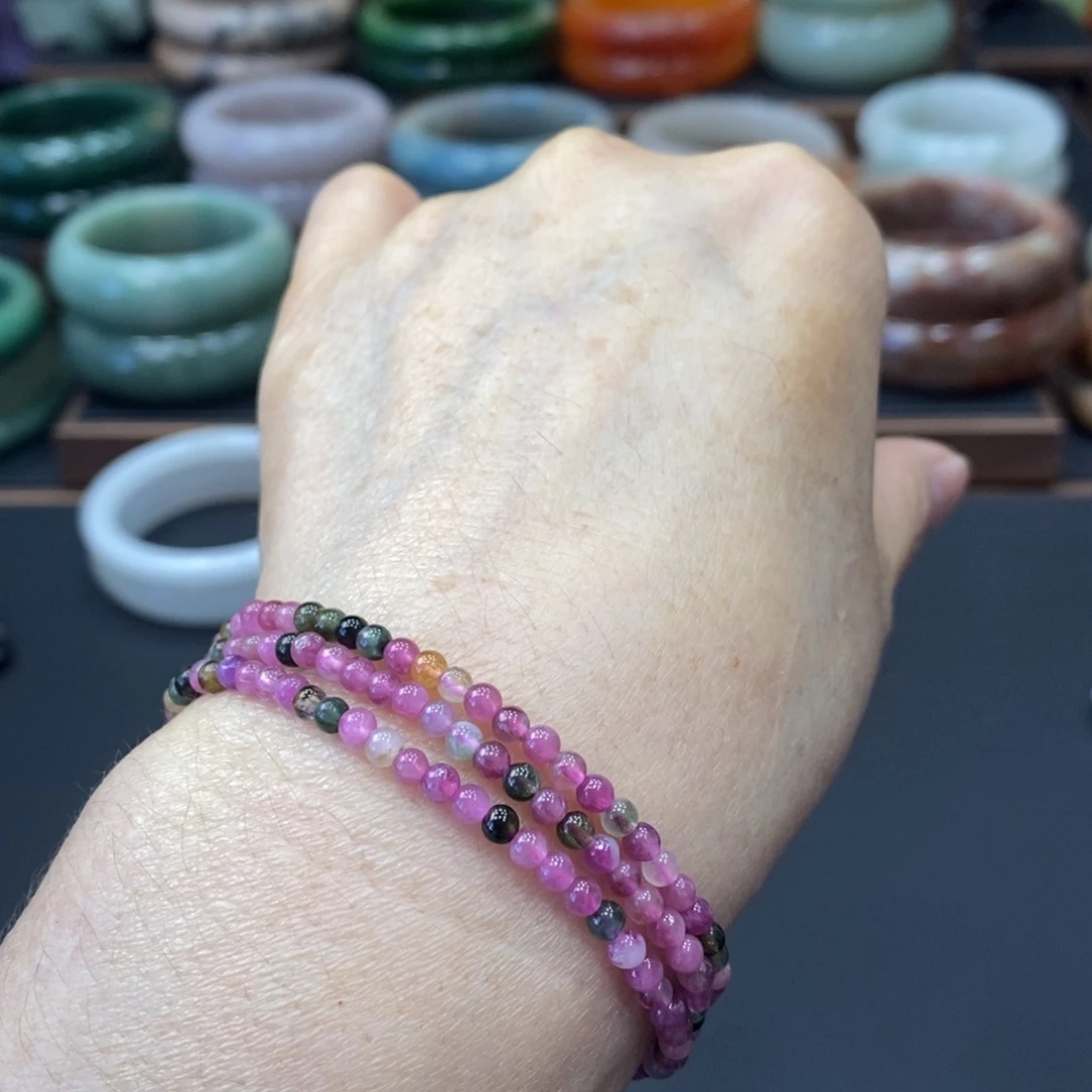 未镶嵌手链碧玺手链