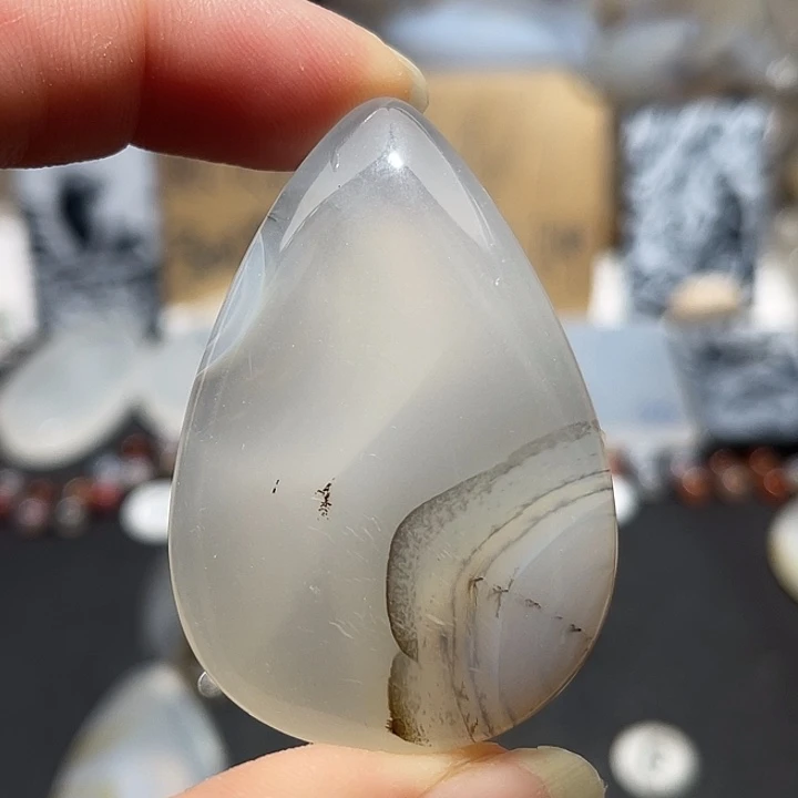 玛瑙/玉髓未镶嵌吊坠(不含链)