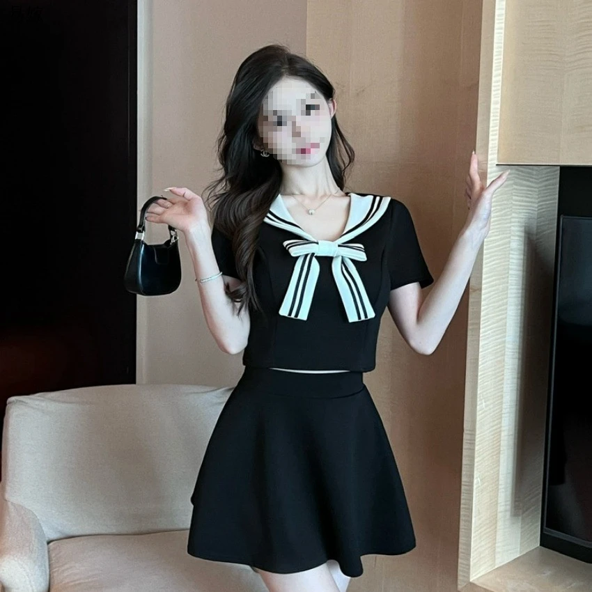 新品女装复古风短裙春夏温柔显瘦连衣裙海边度假小香风格外搭蝴蝶