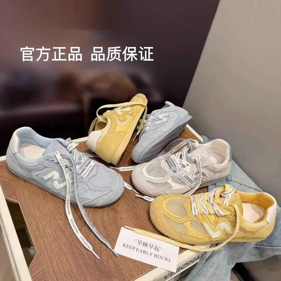【暖周专属】奶油网面德训鞋巴黎时装秀设计师款时尚百搭休闲鞋Z