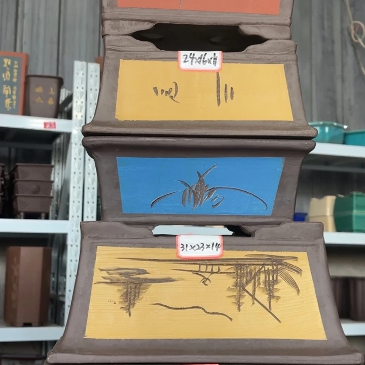 紫砂花盆             100-5