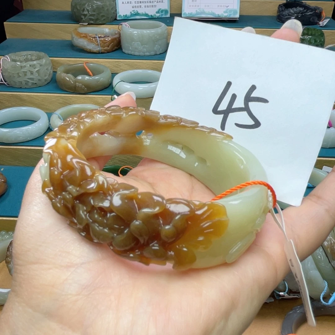 未镶嵌手镯和田玉圈口58