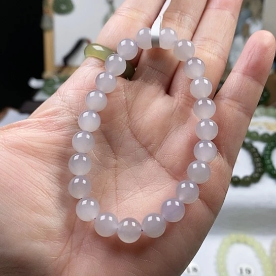 和田玉手串未镶嵌8mm