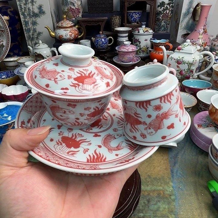 摆件景德镇陶瓷老厂瓷56