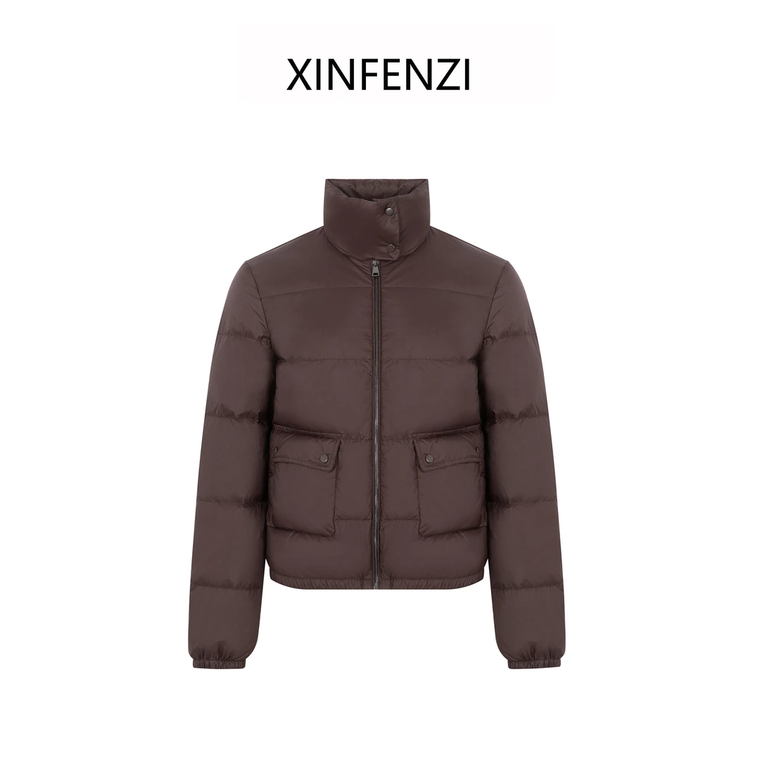 【星一】XINFENZI 柔软修身通勤百搭鹅绒服WJK34151