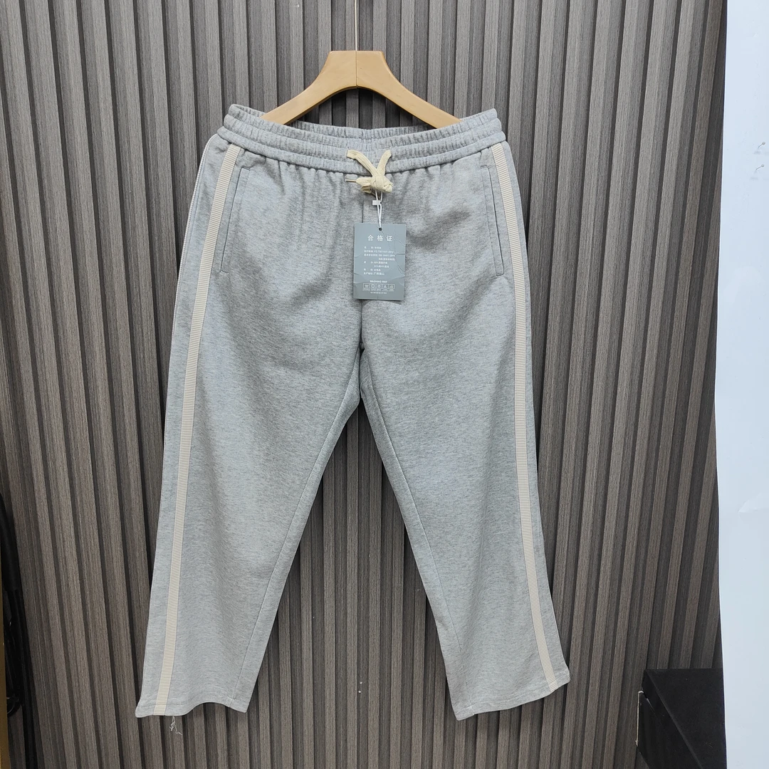 秋季新款设计感休闲裤宽松直筒阔腿潮流时尚男士卫裤25513