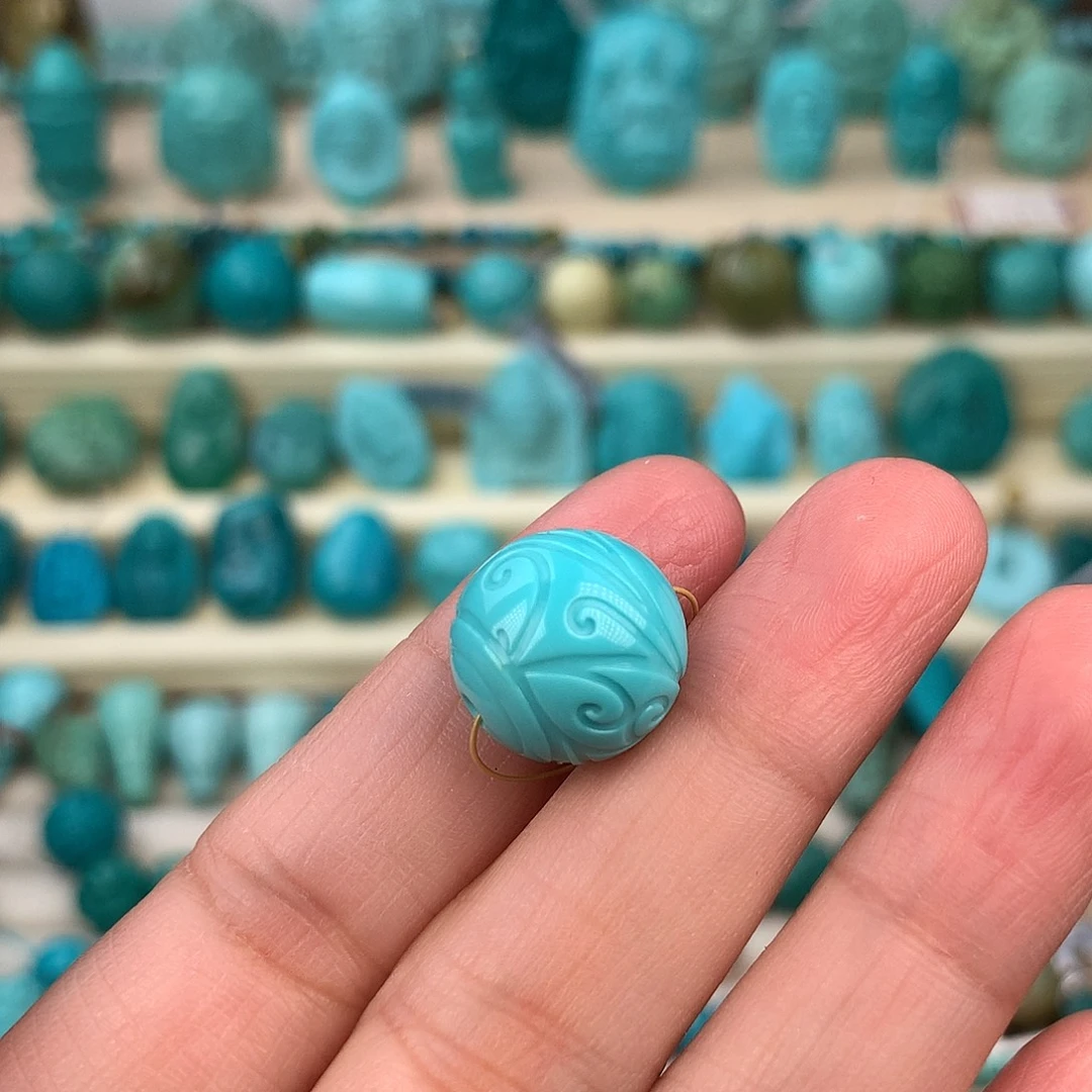 绿松石未镶嵌珠宝奇石14