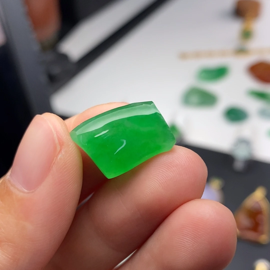 定制翡翠未镶嵌   柠檬超推荐
