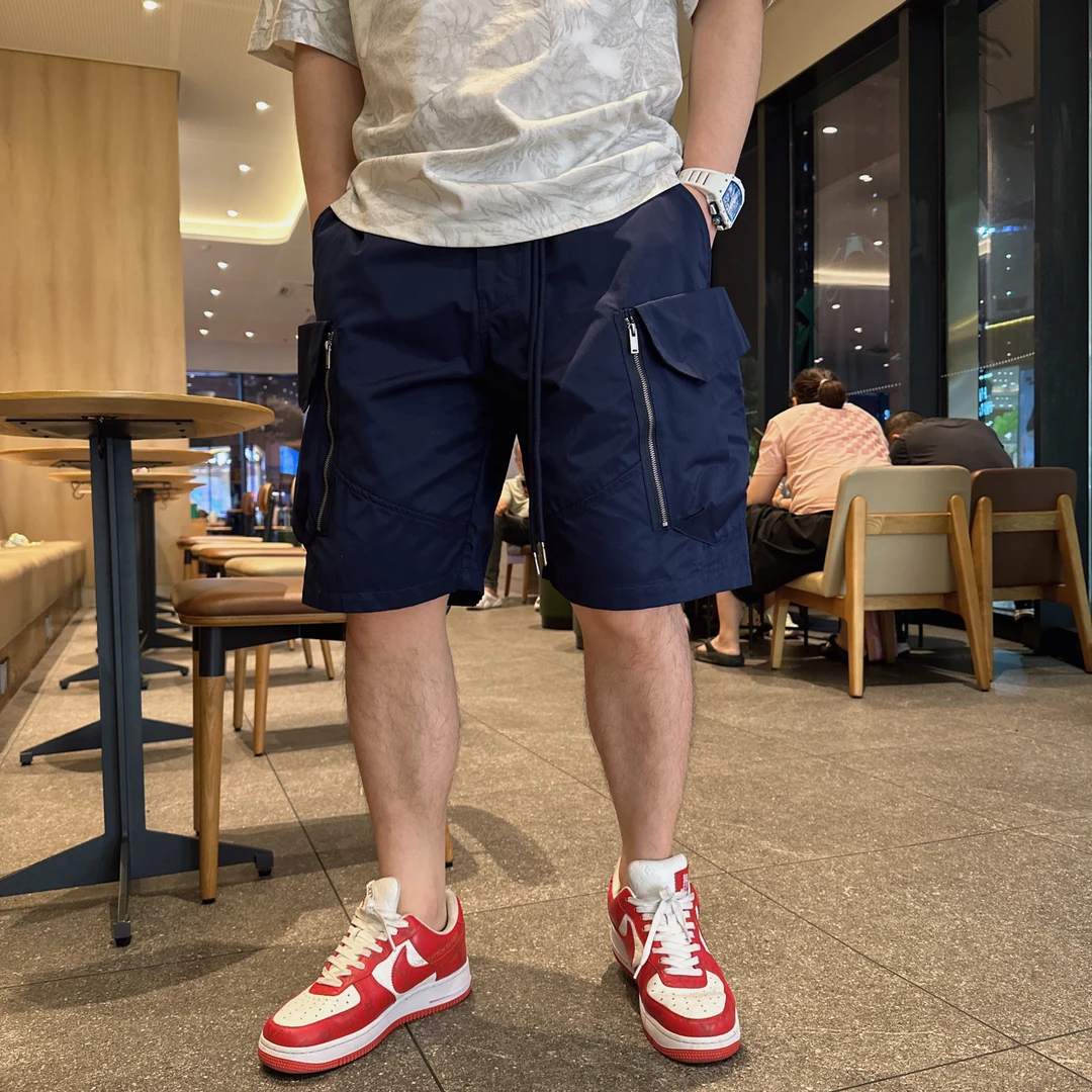 探戈精品【拉链口袋工装短裤】夏季百搭户外短裤透气宽松显瘦五分裤