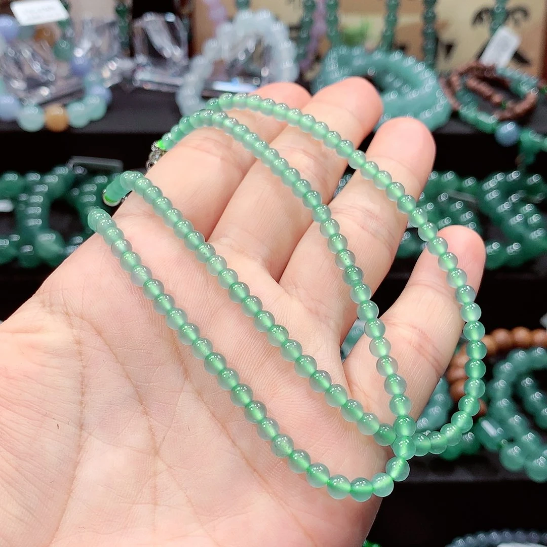 翡翠未镶嵌手链卡4.2