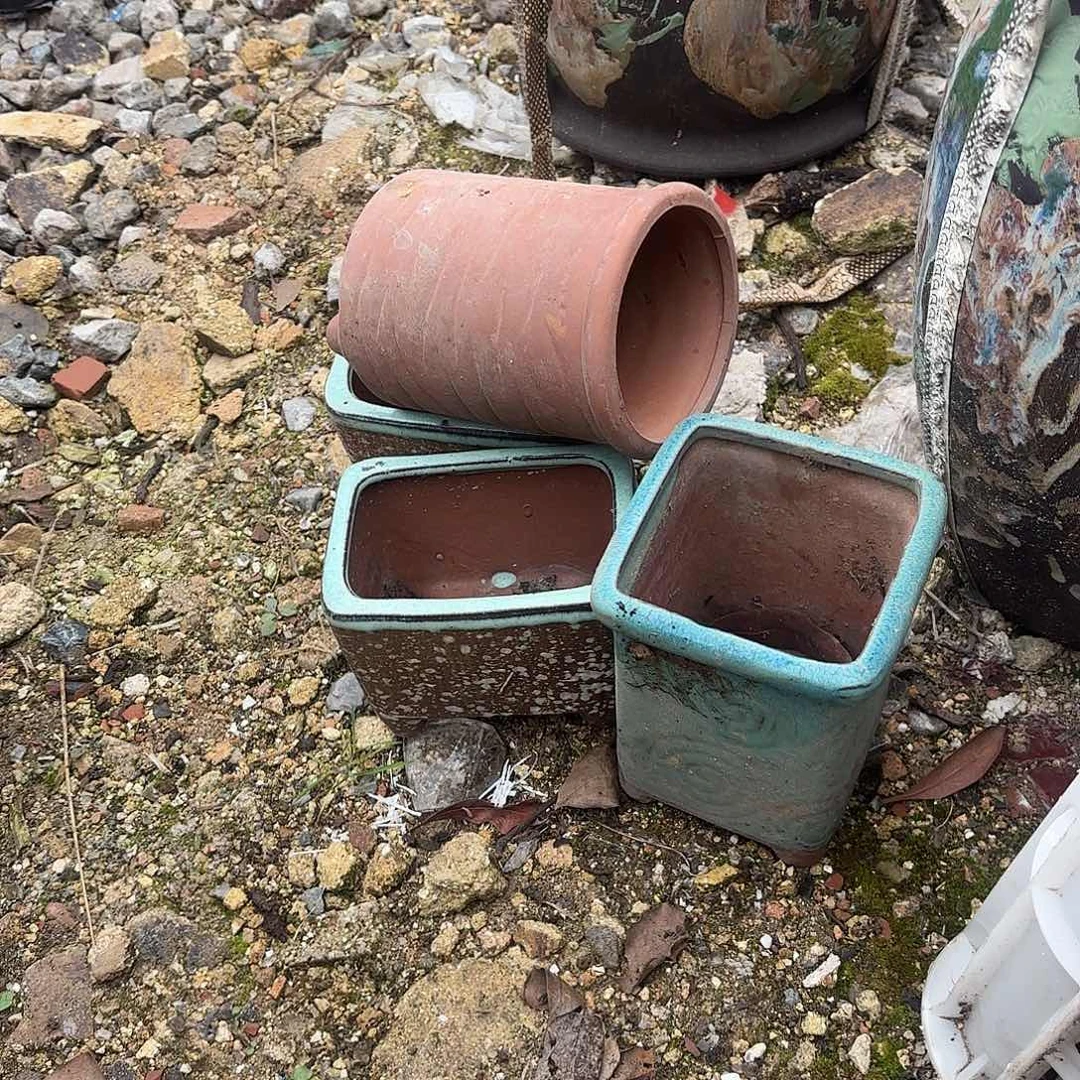 紫砂花盆三方一圆四个2121