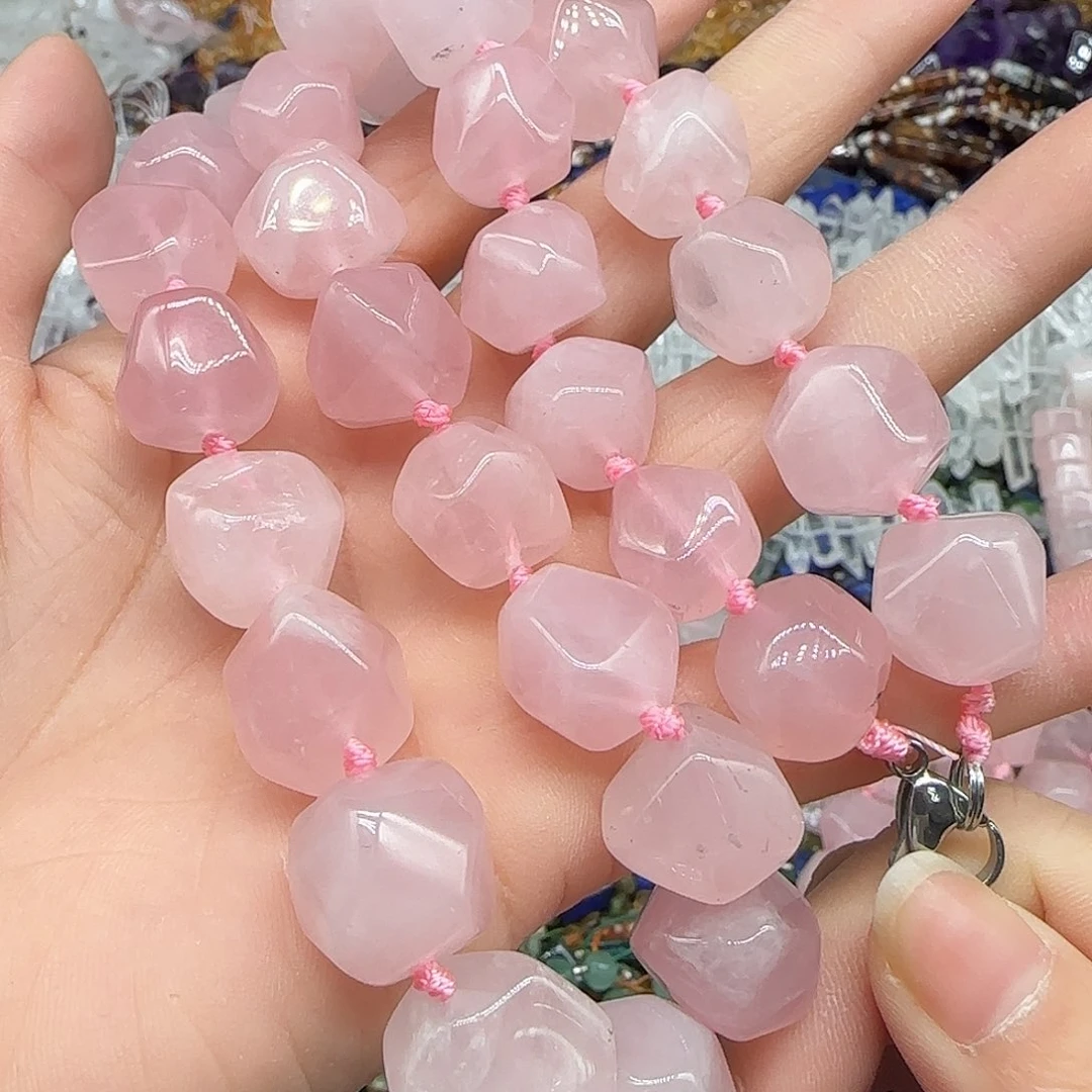 玛瑙/玉髓珠宝半成品合金马粉塔链项链一条