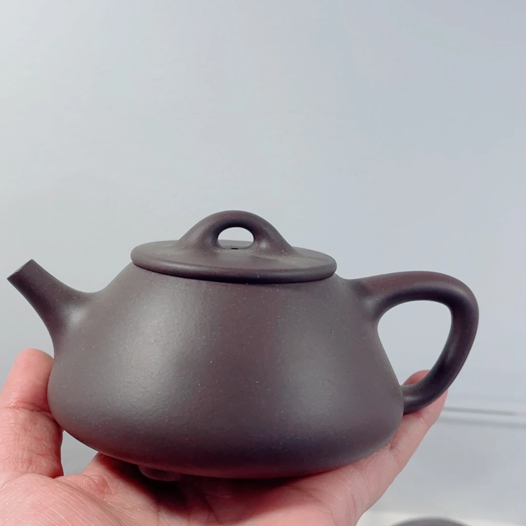 茶壶紫砂紫砂壶石瓢中等容量