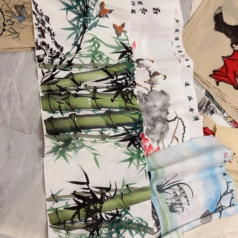 【闪购商品】棒*糖国画艺术作品欣赏