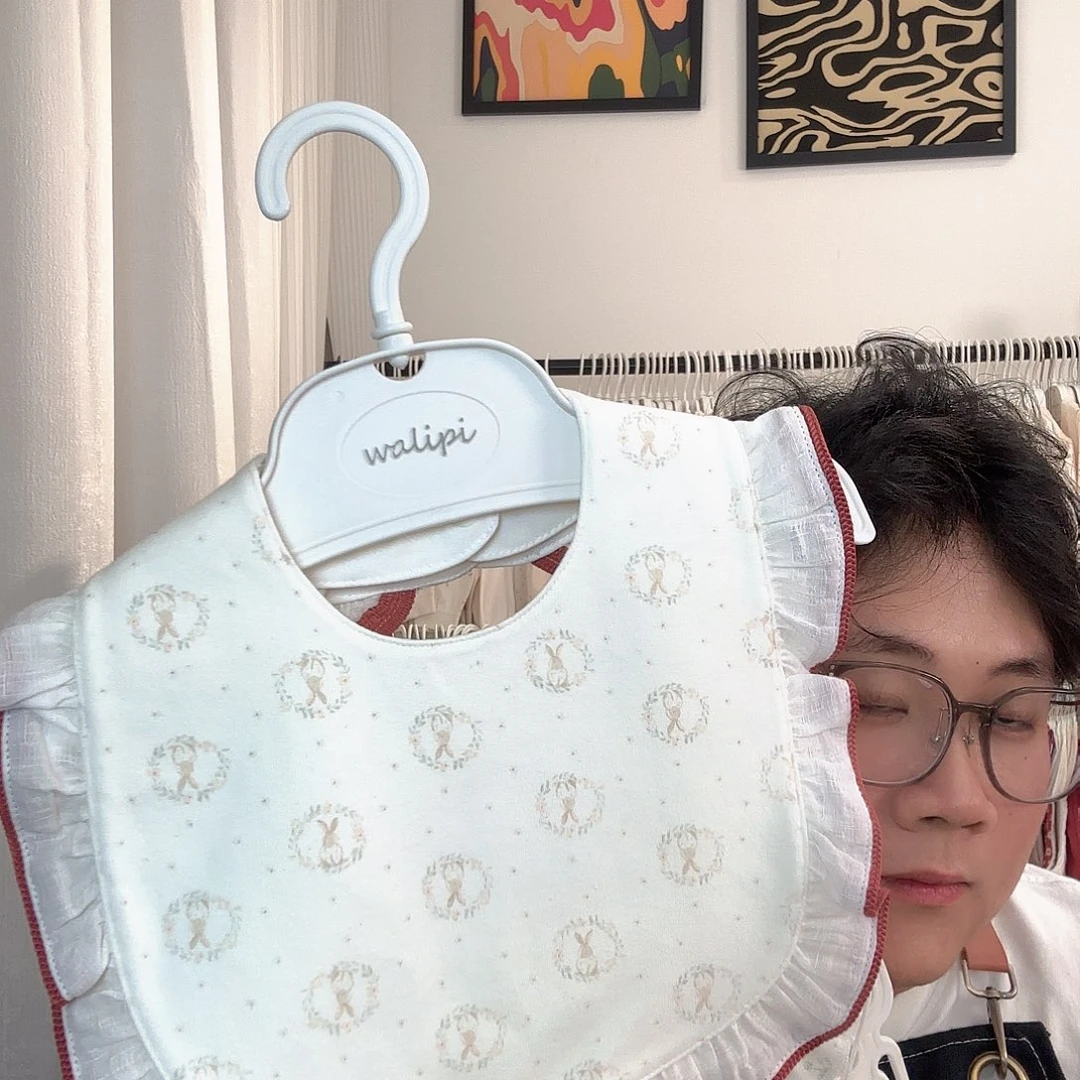 回***忆圆兔子口水巾娃丽比