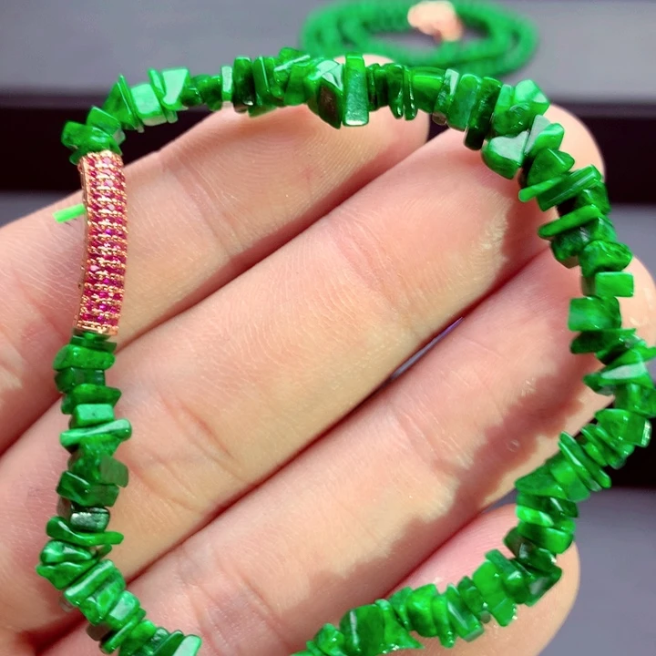 翡翠未镶嵌手链A货