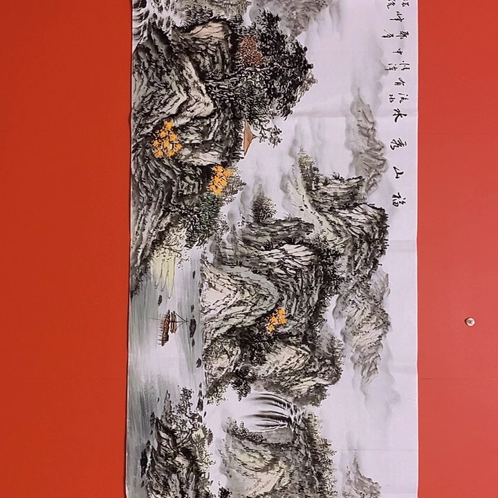 国画山水花鸟字画书画国画