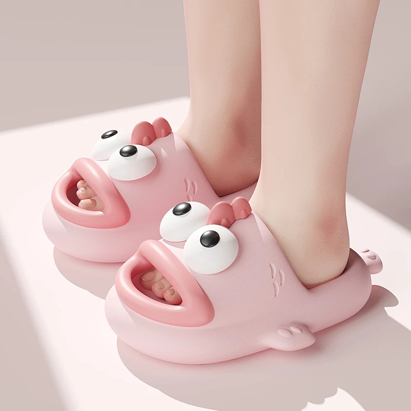 踩屎感儿童拖鞋女童夏季外穿可爱亲子鞋室内防滑学生家用凉拖男童