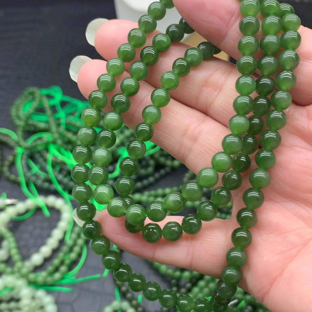 和田玉未镶嵌手链6