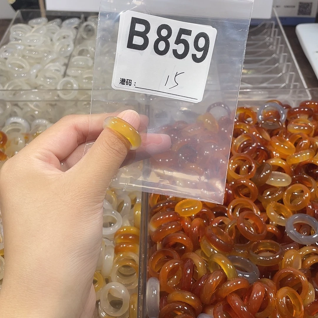 未镶嵌戒指玛瑙/玉髓859