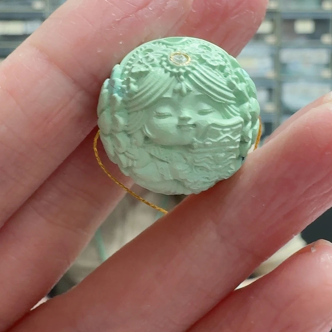 绿松石珠宝奇石未镶嵌