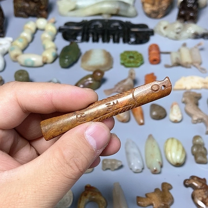 和田玉未镶嵌颈饰119