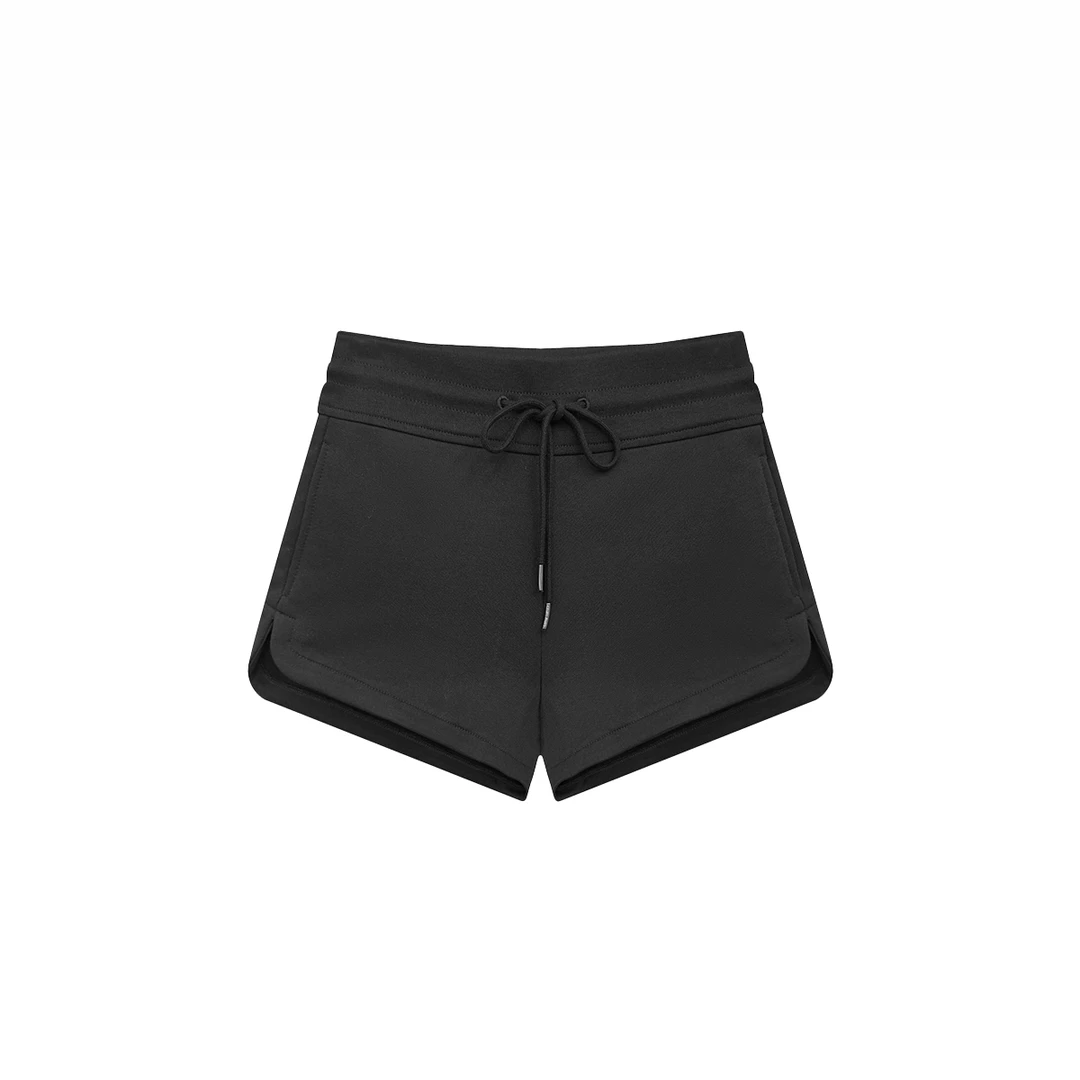 高腰轻奢百搭时尚抽绳休闲短裤 011