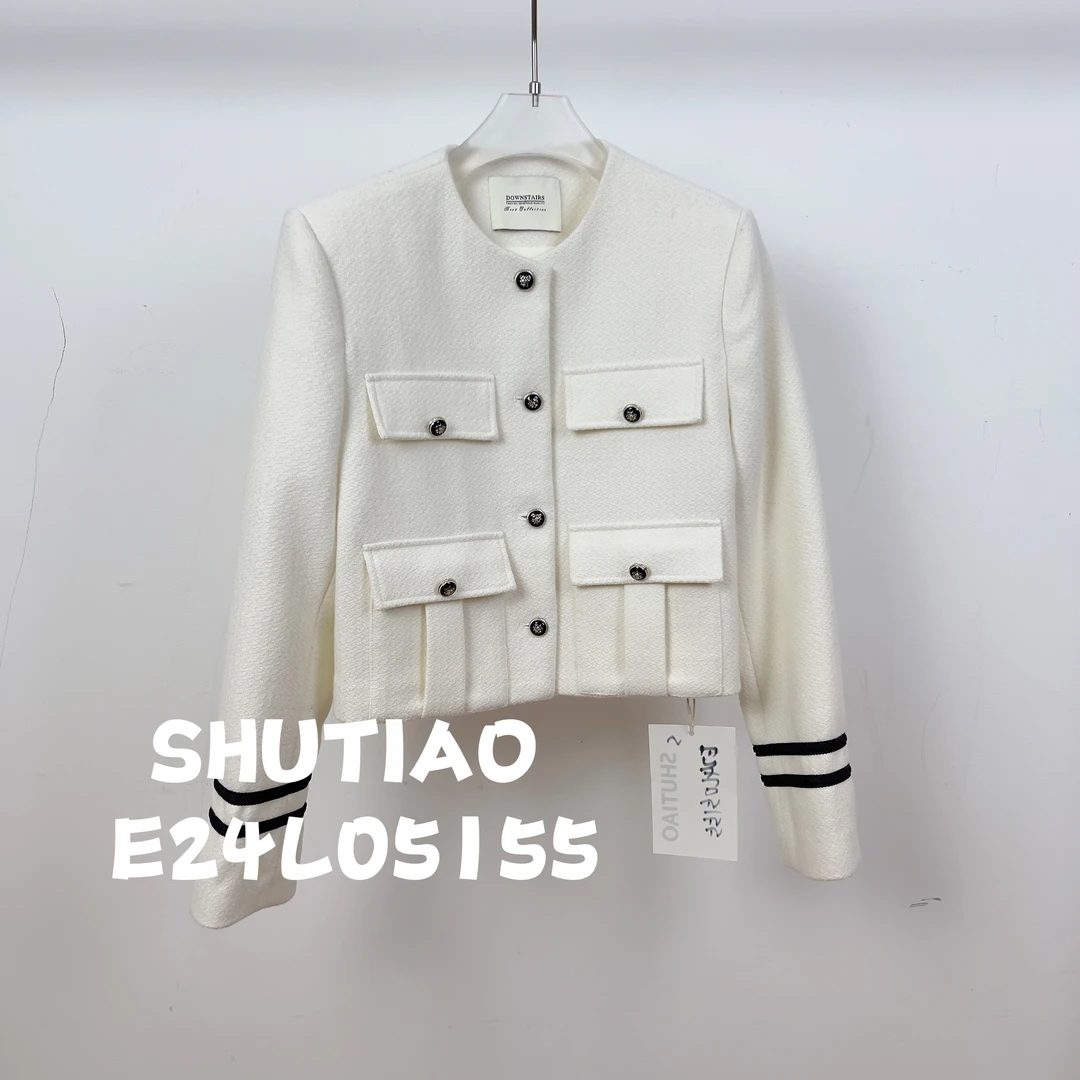 【SHUTIAO】2024秋冬：新款小众设计款外套E24L05155