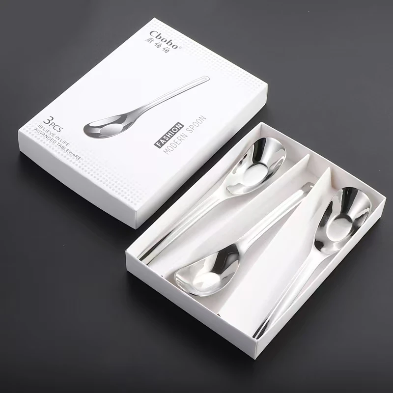厨伯伯元宝勺SUS316不锈钢元宝勺礼盒装