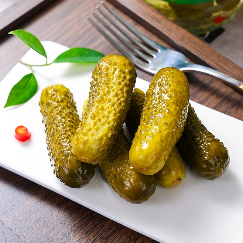 酸黄瓜正宗俄罗斯风味进口青瓜罐头即食爽脆开胃沙拉牛排汉堡配菜