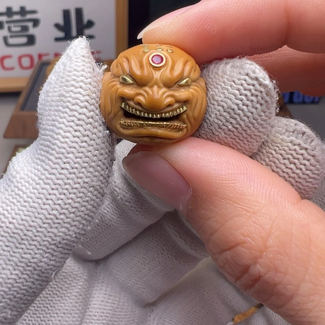 文玩核桃把件镶嵌款大牙恶僧18➕尺寸全品有正常封口线