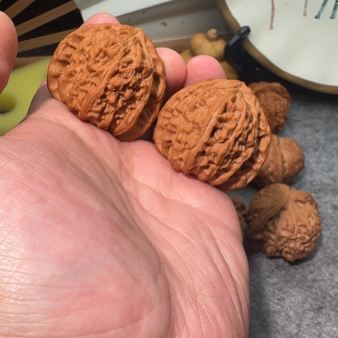 吊坠文玩核桃43三角白