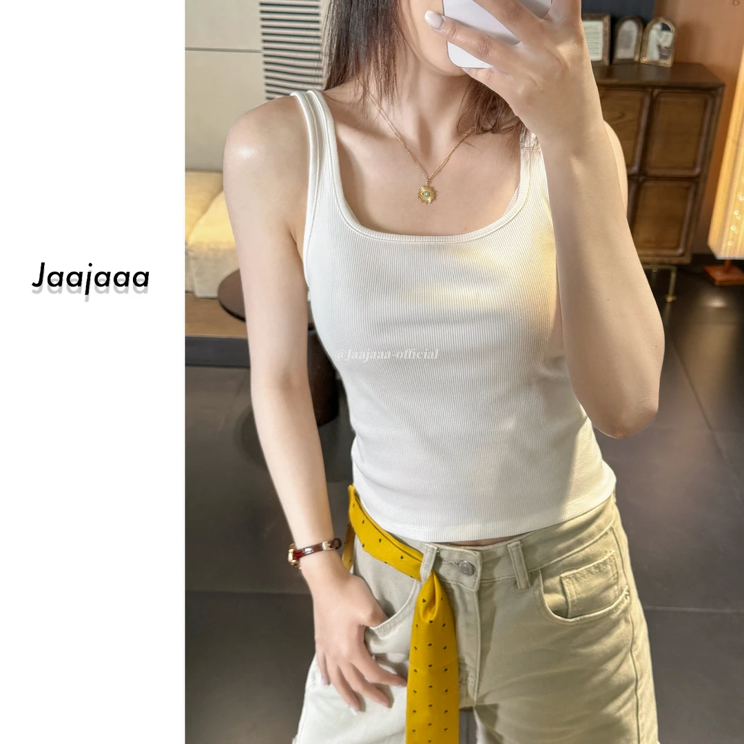Jaajaaa风与铃兰  小众修身时尚百搭防走光吊带背心/DXIE