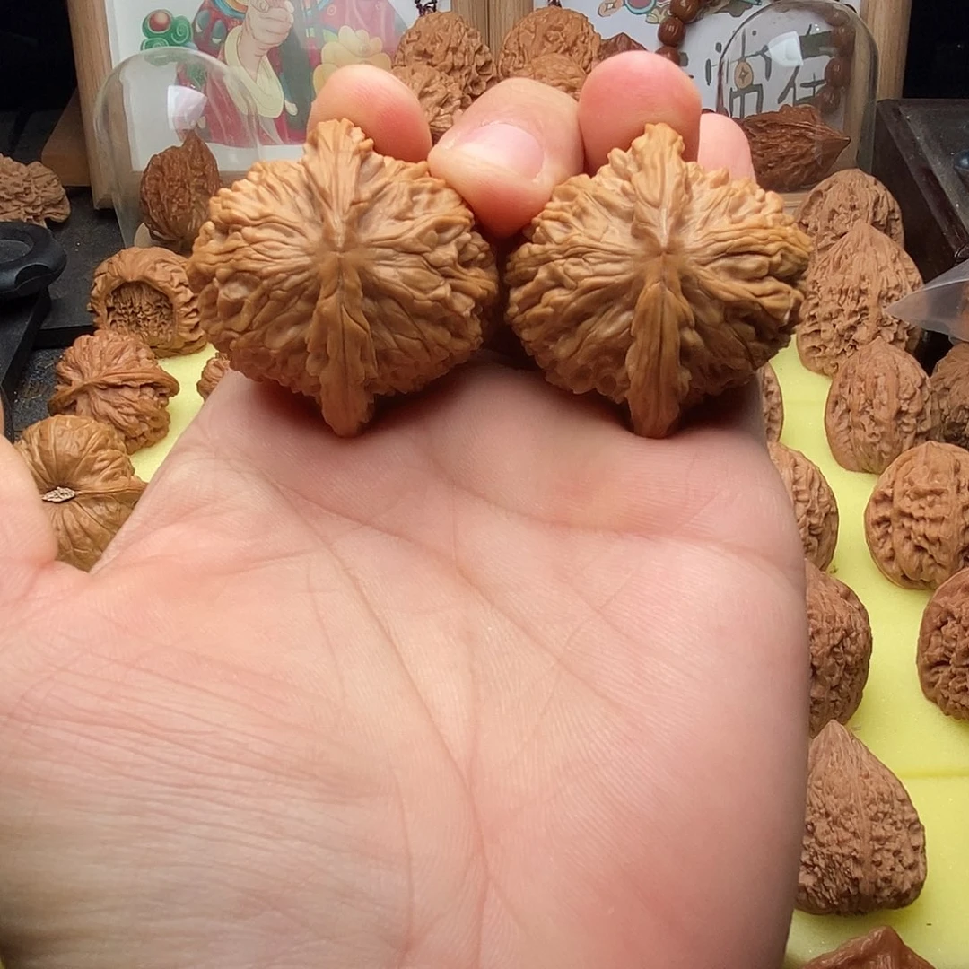 把件文玩核桃核老闷狮子头41